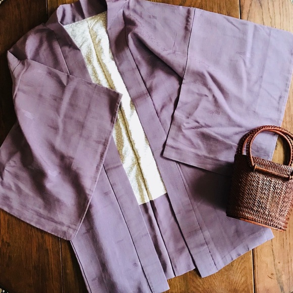 Jackets & Blazers - 💜Vintage Silk Kimono Festival Boho